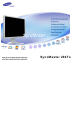 Samsung SyncMaster 204Ts Manual Del Usuario