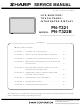 Sharp PN-T322B Service Manual