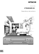 Hitachi VTMX900EUK Operating Instructions Manual