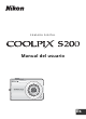 Nikon Coolpix S200 - Digital Camera - Compact Manual Del Usuario