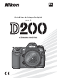 Nikon D200 - Digital Camera SLR Manual Del Usuario