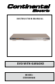 Continental Electric CEDVD95245 Instruction Manual