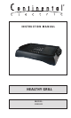 Continental Electric CE29111 Instruction Manual