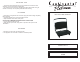 Continental Platinum Platinum CP43529 Instruction Manual