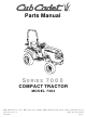 Cub Cadet 7304 Parts Manual