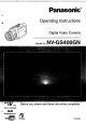 Panasonic NV-GS400 Operating Instructions Manual