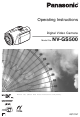 Panasonic NV-GS500 Operating Instructions Manual