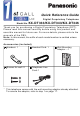 Panasonic KX-NT303 Quick Reference Manual
