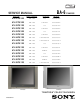 Sony TRINITRON KV-27FS320 Service Manual