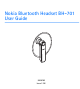 Nokia Bluetooth Headset BH-701 User Manual