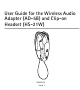 Nokia Wireless Clip-on Headset HS-21W User Manual