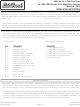 Edelbrock 17934 Installation Instructions