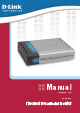 D-Link DI-604UP - Broadband Router Plus USB Print Server Product Manual