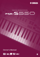 Yamaha PSR-S550 Owner's Manual