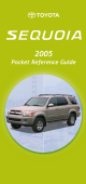 Toyota Sequoia Pocket Reference Manual