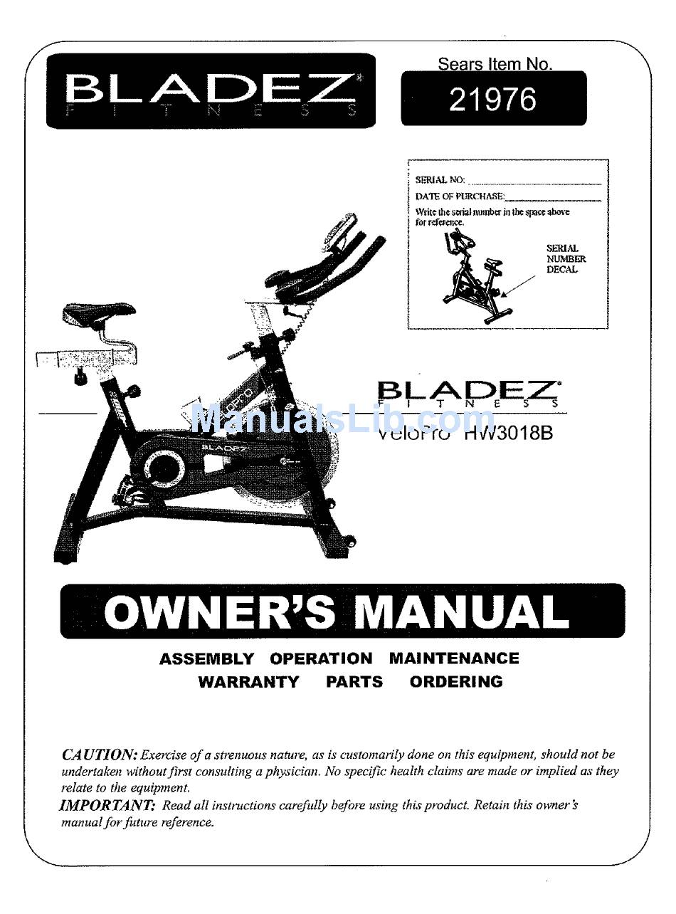 bladez velopro spin bike