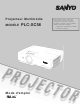 Sanyo PLC-XC56 - 3100 Manuel Du Propriétaire