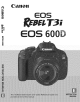 CANON REBEL T3I EOS 600D USER MANUAL Pdf Download | ManualsLib