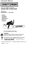 Craftsman 358.350670 Instruction Manual