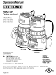Craftsman 315.175100 Operator's Manual