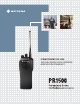 Motorola PR1500 Professional Series Instruction Booklet