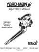 Yard-Man YM320BV Operator's Manual
