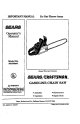 Craftsman 358.356241 Operator's Manual