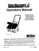 Yard Machines 24788345 Operation Manual