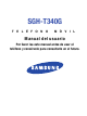 Samsung SGH-T340G Manual Del Usuario