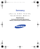 Samsung Series SGH-T401G Manual Del Usuario