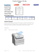 Ricoh FAX1180L Product Support Manual