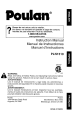 Poulan Pro PLN1510 Instruction Manual