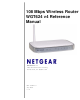 NETGEAR WGT624 Reference Manual