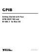 National Instruments GPIB GPIB-ENET/100 Getting Started Manual