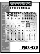 Nady Audio PMX-420 Owner's Manual