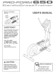 PROFORM 650 User Manual
