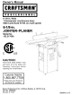 Craftsman 152.217060 Owner's Manual