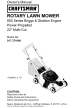 Craftsman 917.371640 Owner's Manual