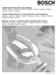 BOSCH SHX46A Use & Care Manual