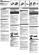 Sony Walkman WM-FX383 Operating Instructions