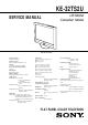 Sony KE-32TS2U Service Manual