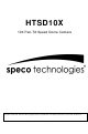 Speco HTSD10X Instruction Manual