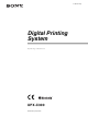 Sony UPX-C300 - Document Camera - Compact Operating Instructions Manual