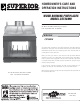 Superior CST38MH Homeowner's Care And Operation Instructions Manual