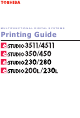 Toshiba e-Studio 350 Printing Manual