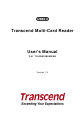 Transcend TS-RDM1 User Manual