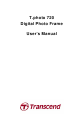 Transcend T.photo 720 User Manual