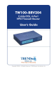 TRENDnet TW100-BRV204 User Manual