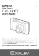 CASIO Exilim EX-H10 User Manual