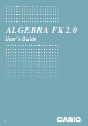 Casio Algebra FX 2.0 User Manual